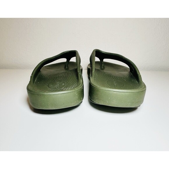 OOFOS Original Forest Green Flip Flop Thong Sandals Unisex Men 13 Women 15 EU 46 - Picture 3 of 11